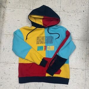 Colorblock Hoodie Sweatshirt - Multicolor